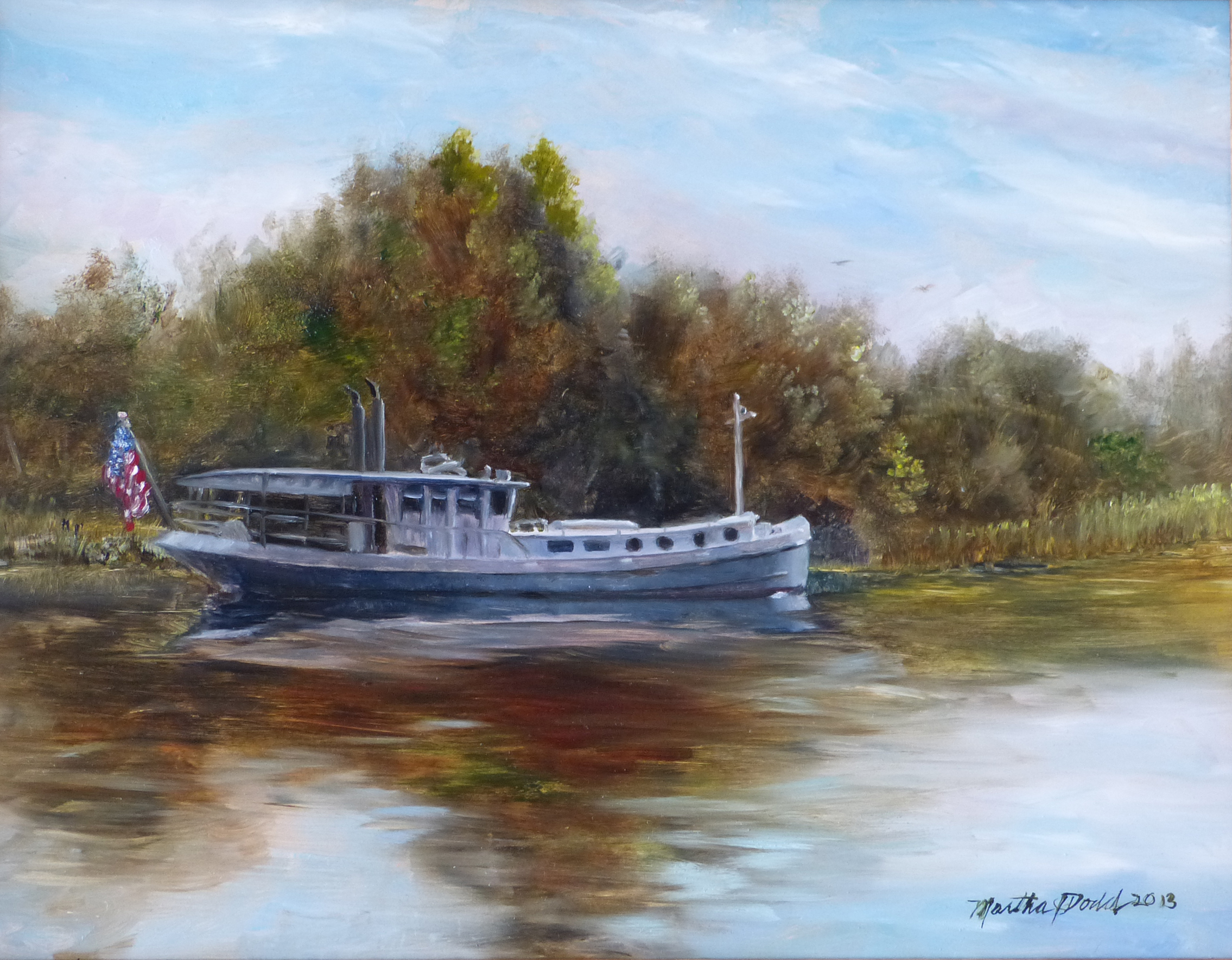 riverboat oil paintings for sale